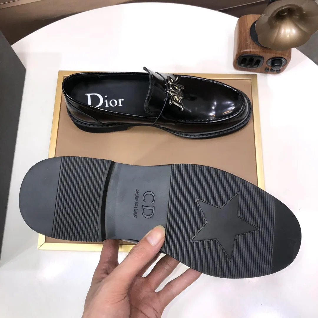 Men's shoes 💰680💰[Dior] (water-dyed cowhide lining) Dior original 1:1 high-quality factory, imported original materials, imported version of raw cowhide, water-dyed cowhide lining, original TPU outsole, code number: 38-44